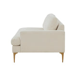 Serena 68" Performance Velvet Modular Loveseat