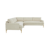Serena 3-Piece Performance Velvet L-Sectional