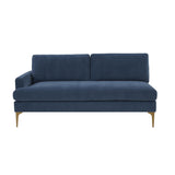 Serena 68" Performance Velvet Modular Loveseat