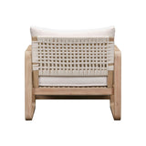 Palata Cream Performance Fabric Outdoor Accent Chair