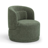 Massa Textured Performance Fabric Swivel Accent Chair