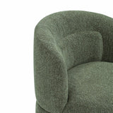 Massa Textured Performance Fabric Swivel Accent Chair