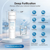 Waterdrop 10UAW Under Sink Water Filter System,NSF/ANSI 42 Certified, With RF10