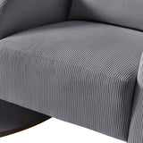 Richard Modern Solid Wood Rocking Chair with Lumbar Pillow