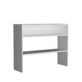 TUHOME Being 39-Inch Narrow Console Table with Two-Tier Shelf Design, Slim Entryway and Hallway Storage Table for Decor, Organization and Display, Space-Saving Modern Table for Living Room or Home Office