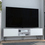 Vassel TV Rack with Two Drawers and Two Shelves