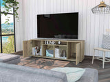Prana Tv Stand fot TV´s up 60" Four Shelves, Two Cabinets With Single Door
