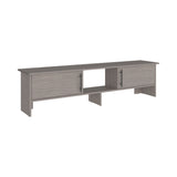Dago 65" TV Stand with 4 Open Shelves, 2 Doors, Modern Media Console for Living Room Entertainment Storage