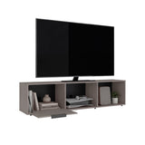 Dorne 65" TV Stand with 4 Open Shelves, 1 Drawer, Modern Media Console for Living Room Entertainment Storage