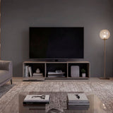 Dorne 65" TV Stand with 4 Open Shelves, 1 Drawer, Modern Media Console for Living Room Entertainment Storage