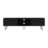 Vassel TV Rack with Two Drawers and Two Shelves