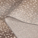 Pointblank Tan Leopard Print Rug