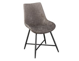 Ramona 5 Piece Marble Top Set (Table & 4 Side Chairs)
