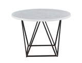 Ramona 5 Piece Marble Top Set (Table & 4 Side Chairs)