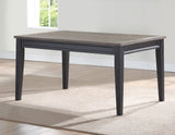 Raven Noir 6 Piece Dining Set (Table, Bench & 4 Side Chairs)