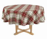Round Holiday Tablecloths