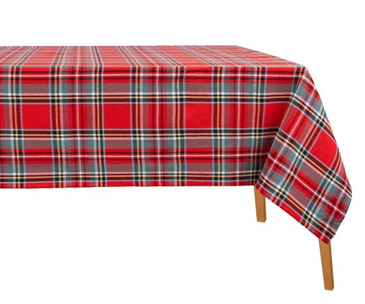 Red Tartan Tablecloth
