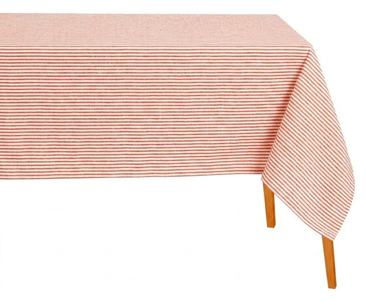 Pinstripe Striped Tablecloth