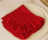 Red Table Napkins