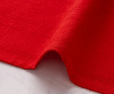 Napkins Cloth Cotton - Red