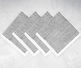 Block printed napkins - Black