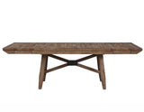 Riverdale Trestle Table with 4 Upholstered Side Chairs