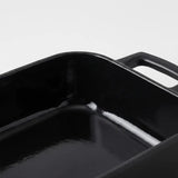 Enameled Cast Iron Roasting Pan, 12x8”