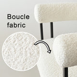Rola Beige Upholstered Counter Stool with Arms (Set of 2)