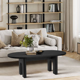 Roma 48" Modern Oval Coffee Table