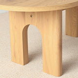 Roma 48" Modern Oval Coffee Table