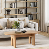 Roma 48" Modern Oval Coffee Table
