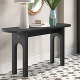 Roma 60" Modern Oval Console Table