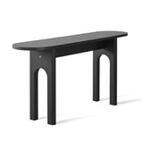 Roma 60" Modern Oval Console Table