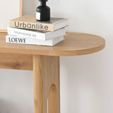 Roma 60" Modern Oval Console Table