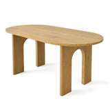 Roma 67" Modern Oval Dining Table
