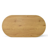 Roma 67" Modern Oval Dining Table