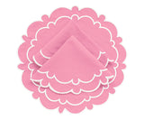 Pink Round Placemats