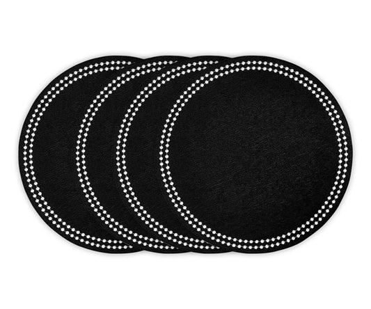 Black Table Placemats