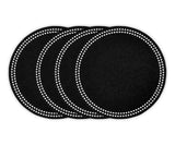 Black Table Placemats