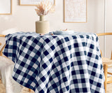 Navy Blue Round Tablecloth