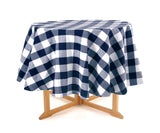 Round Tablecloth - Buffalo Plaid Table cloths