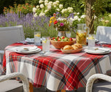 Tartan Plaid Round Tablecloth