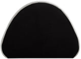 Rudy Contemporary Plush Faux Shearling Fabric Bed with Rounded Headboard for Modern Bedrooms
