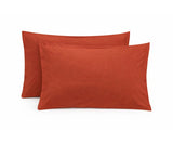 100% Cotton Sateen Pillowcases - Set of 2