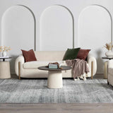 Barny Gray Blue Washable Rug - Clearance