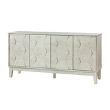 Kamu 60″ Wood Sideboard – Mid-Century Modern Storage Cabinet