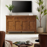 Raphael 58" Wide 3 Drawer Sideboard