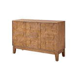 Kamu 45″ Wide 3-Door Sideboard – Modern Minimalist Storage Cabinet
