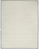 Ayumu Off White Hand Woven Wool Area Rug - Clearance