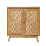 Livius 30" Tall 2-Door Mid-century Modern Accent Cabinet